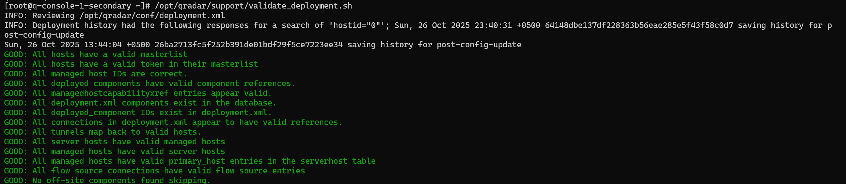 validate_deployment command example